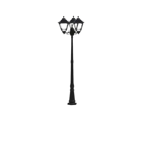 Tronic Ornamental Bollard LL 907P-20-03-Black