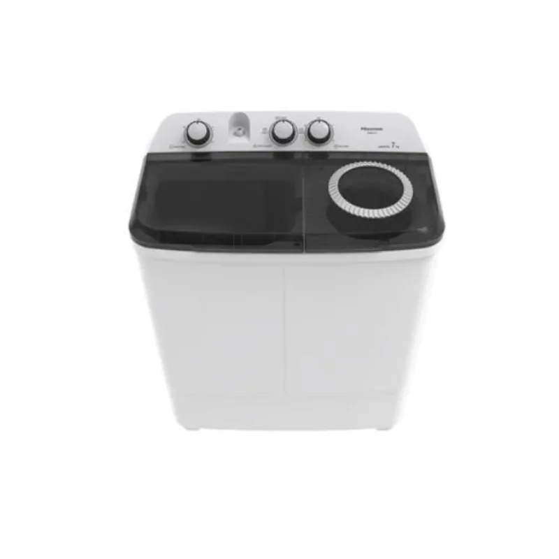 Hisense Washing Machine 7kg Manual, Twin Tub, Top Load, Lint Filter, Spin Dry Shower, Low Noise, White WSXL701