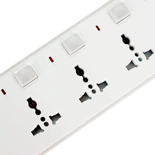 Tronic 4 Way Extension With USB Ports