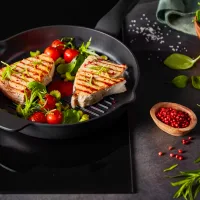 Tefal Unlimited Frypan Grill 26cm Nonstick Induction E2294074 aluminium material heat indicator thermo signal titanium coating made in france