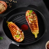 Tefal Unlimited Frypan Grill 26cm Nonstick Induction E2294074 aluminium material heat indicator thermo signal titanium coating made in france