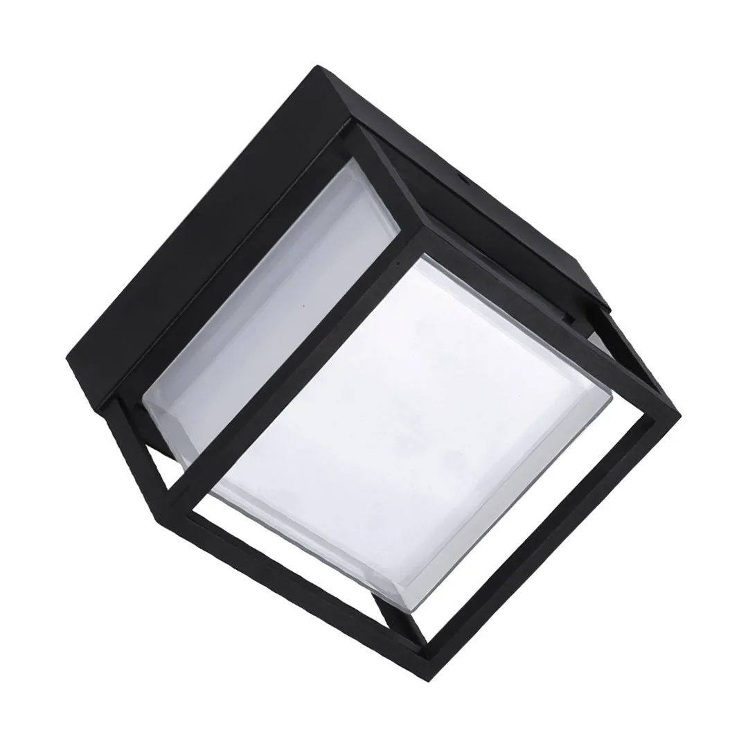 Tronic Black Integrated Bulkhead Warm White Fitting