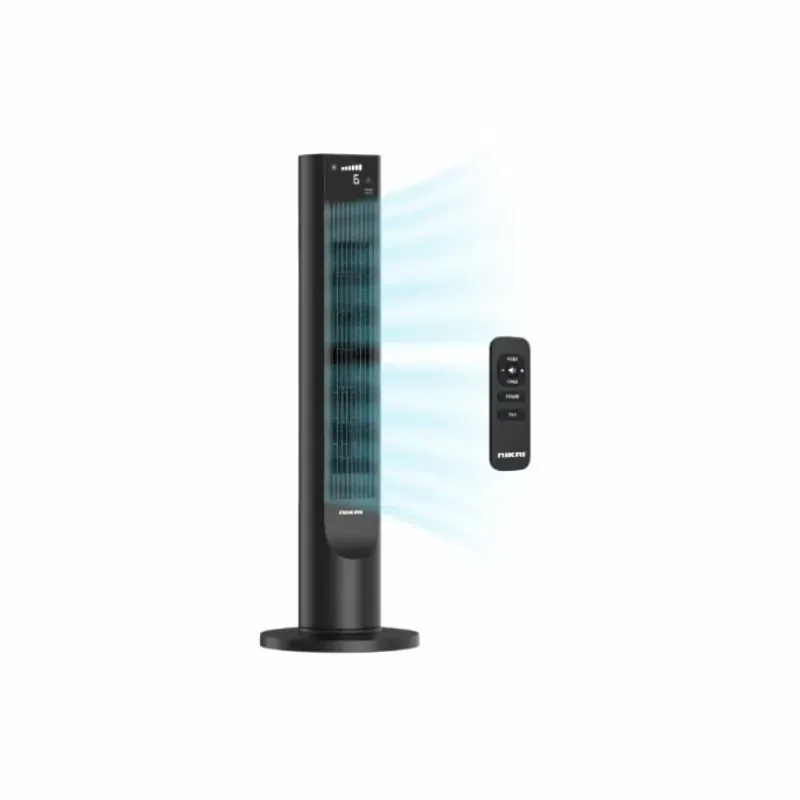 Nikai Tower Fan 36 Inch 40W, 6-Speed, LED Touch Panel, LCD Display, 85� Oscillation, Copper Motor, Remote Control NTOF3601DW