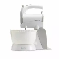 Kenwood Hand Mixer 5 Speed with Turbo Function 300w Hmp22.000wh - 2 Beaters For Eggs And Cream And 2 Hooks For Mixing Dough 5 Speeds With Turbo Function