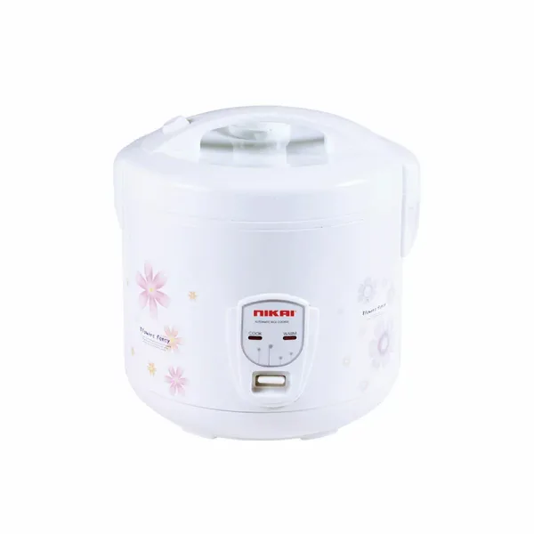 Nikai Rice Cooker 3.2l Keep Warm Function Teflon Coated Inner Pot NR320A Aluminum Steamer Double Thermostat Detachable Power Cord