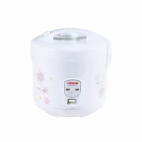 Nikai Rice Cooker 3.2l Keep Warm Function Teflon Coated Inner Pot NR320A Aluminum Steamer Double Thermostat Detachable Power Cord