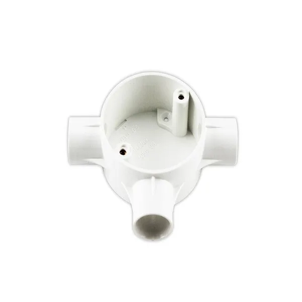 Tronic Junction Circular Box 3 Way - 25mm