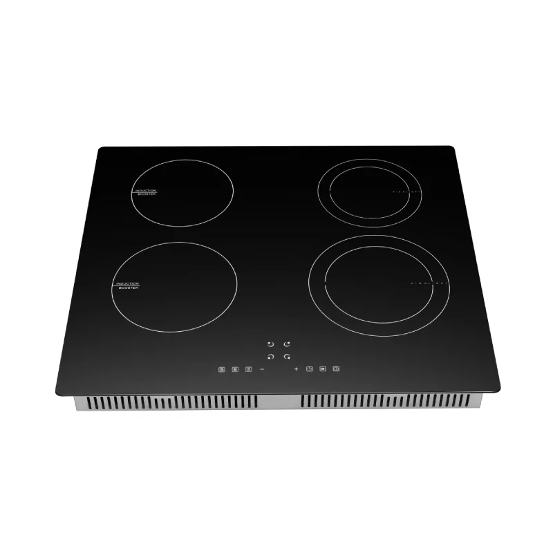Homebase Built in Cooker 2 Induction, 2 Ceramic Plates Glass Top HB-QB4009 1 Homebase Built in Cooker 2 Induction, 2 Ceramic Plates Glass Top HB-QB4009
