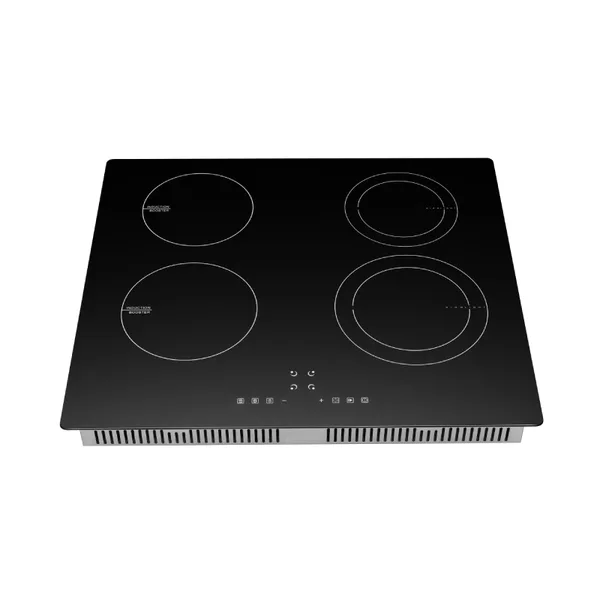 Homebase Built in Cooker 2 Induction, 2 Ceramic Plates Glass Top HB-QB4009
