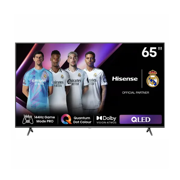 Hisense 65" QLED UHD 4K Smart TV with Dolby Vision IQ, Built-in Subwoofer, Vidaa OS, Voice Control 65Q7N