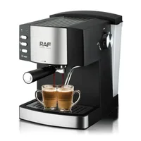 RAF Coffee Machine 1.6L 850W Reboil Function, Twin Brewing Cycle R.113