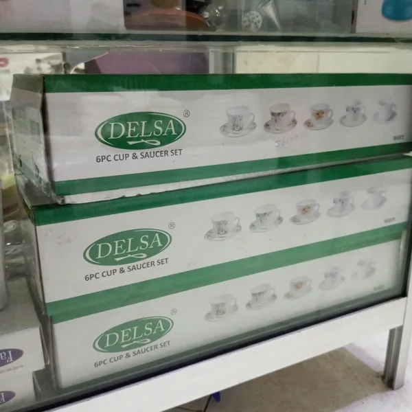 Delsa 6pc Cup & Saucer Set RD-106