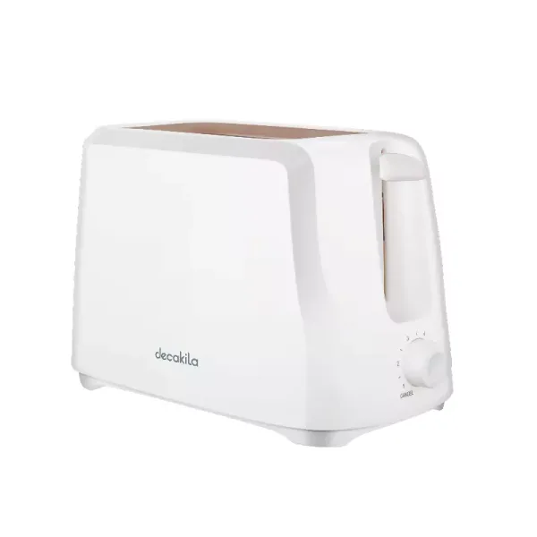 Decakila Toaster 2 Slice Browning Control 700w Kets001w 6 setting browning control with removable crumb tray cord storage function