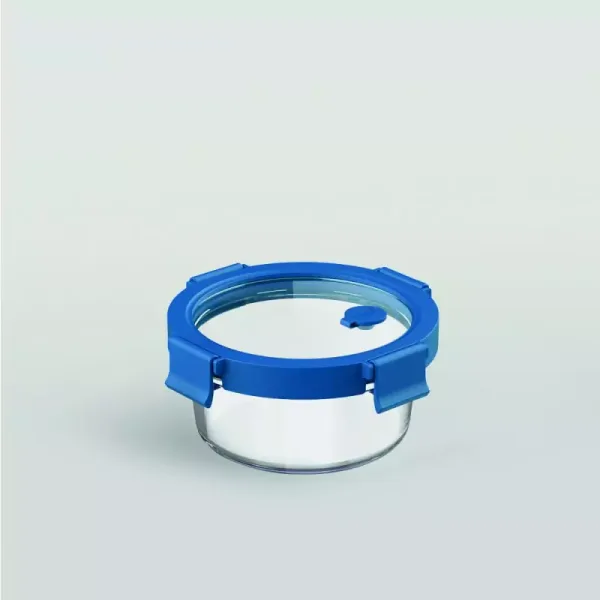 Ocean Rego Food Container Box, Round, Blue Tide 400ml 4GP004C014C01