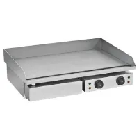 Commercial Electric Flat-Top Griddle 3kW, Professional 548mm Full Flat Surface Grill, Heavy-Duty Stainless Steel Countertop Griddle WG-818 YH