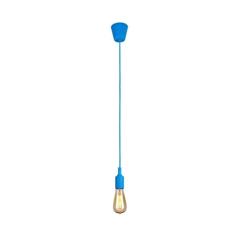 Tronic Hanging E27(Screw) Pendant Holder - Sky Blue
