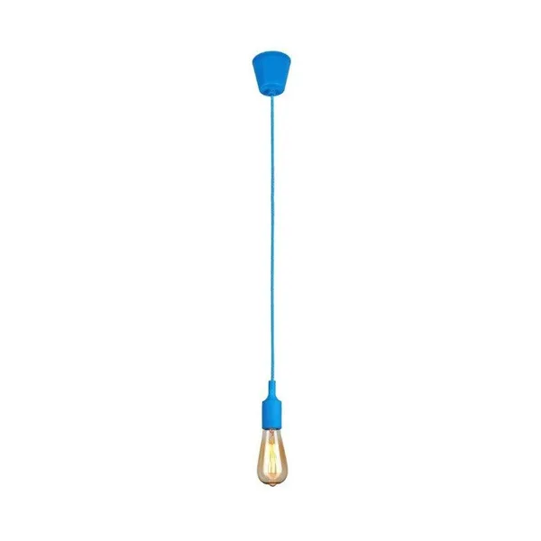 Tronic Hanging E27(Screw) Pendant Holder - Sky Blue