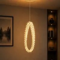 Tronic Crystal Loop LED Pendant Light