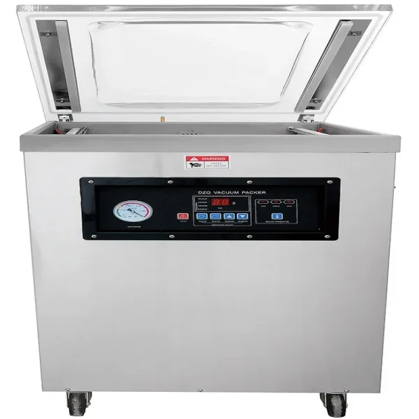 Commercial Electric Industrial Vacuum Packing Machine, 0.85kW Professional 500mm Chamber Vacuum Sealer, Heavy-Duty Floor-Standing Food Preservation Machine DZ500S