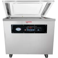 Commercial Electric Industrial Vacuum Packing Machine, 0.85kW Professional 500mm Chamber Vacuum Sealer, Heavy-Duty Floor-Standing Food Preservation Machine DZ500S