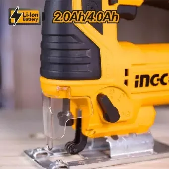 Ingco Lithium-Ion Jig Saw 20v, 2400rpm with 5pcs blades CJSLI8501