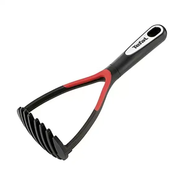 Tefal Ingenio Potato Masher 30cm Black & Red Stain Resistance Platinum Silicone Handle K2071214