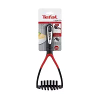 Tefal Ingenio Potato Masher 30cm Black & Red Stain Resistance Platinum Silicone Handle K2071214