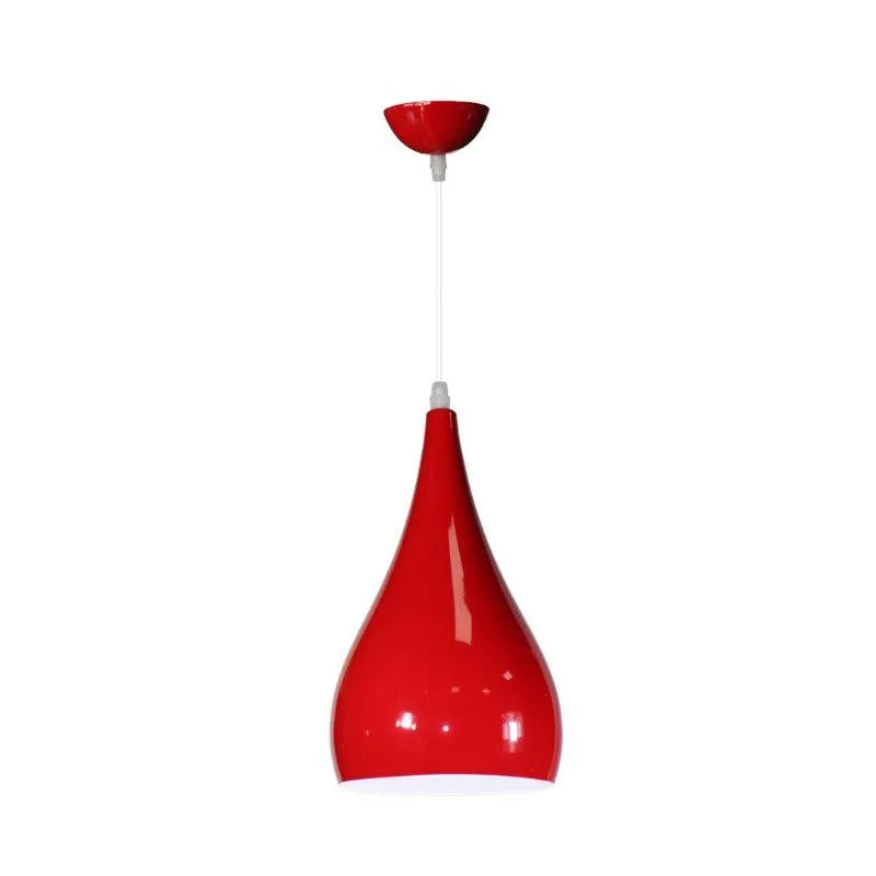 Tronic Aluminium Red Pendant Light