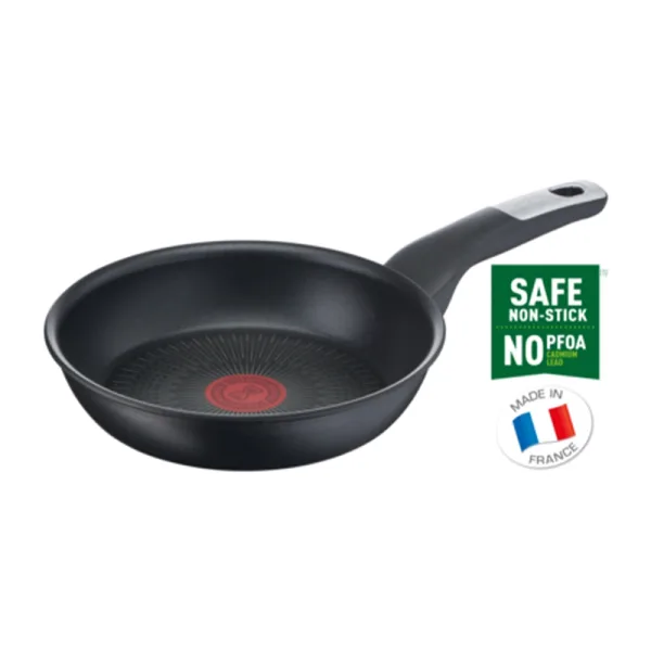 Tefal Unlimited Frypan 32cm Nonstick Induction G2550802 aluminium material heat indicator thermo signal titanium coating made in france
