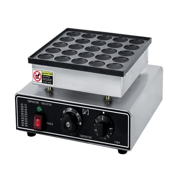 Commercial 25-Hole Electric Muffin Machine, 900W Professional Mini Pancake & Muffin Maker, Industrial Non-Stick Baking Machine WG-HF-SB25