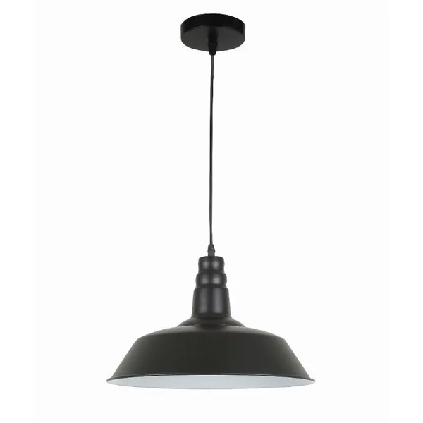 Tronic Black Industrial Pendant Light