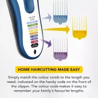 Wahl Color Pro Cordless Hair Clipper Kit with 12x Attachments 3029380