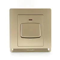 Tronic Gold 45A 1-Gang Double Pole Switch with Neon