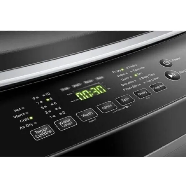 Hisense Washing Machine 8kg Fully Automatic, Top Load, Bubble Clean, Smart Fuzzy, Time Delay, Titanium Silver WTJA802T