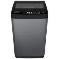 Hisense Washing Machine 8kg Fully Automatic, Top Load, Bubble Clean, Smart Fuzzy, Time Delay, Titanium Silver WTJA802T