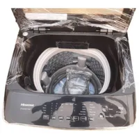 Hisense Washing Machine 8kg Fully Automatic, Top Load, Bubble Clean, Smart Fuzzy, Time Delay, Titanium Silver WTJA802T
