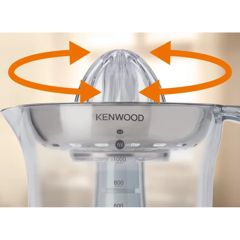 Kenwood Citrus Juicer Plastic Jug 40w Je290a - Transparent Juice Jug Two Way Rotation With Filter