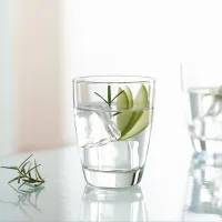 Ocean Glass 6pcs Tiara Double Rock 365ml Drink Tumbler 3B1201306G0006
