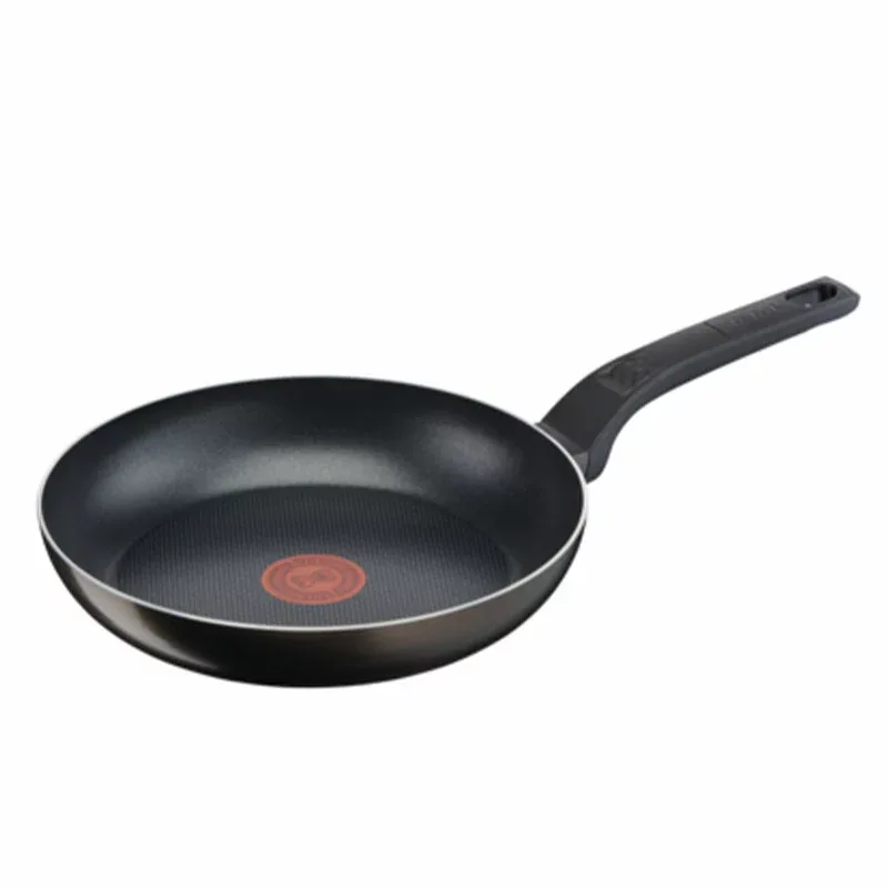Tefal Frypan 32cm Easy Cook Titanium Nonstick Thermo Signal B5540802 - Aluminium Material With Heat Indicator Dishwasher Safe And Pfoa Safe