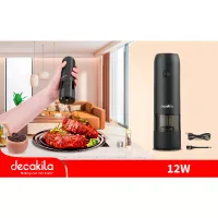 Decakila Pepper Grinder Electric Stainless Steel Body Carbon Steel Shaft 12w Kmtt023b grinding coarseness adjustment built in led lamp 3.7v battery