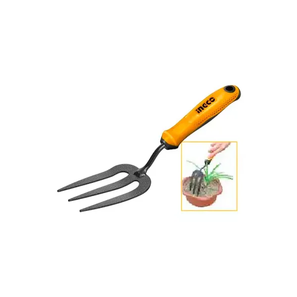 Ingco Mini Gardening Rake/Fork 320mm HFTF38