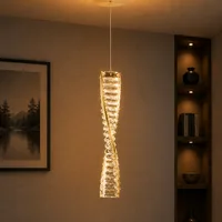 Tronic Twisted Crystal LED Pendant Light