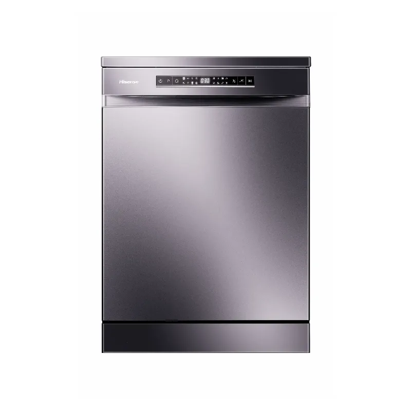 Hisense 15 Place Dishwasher with 8 Programs, LED Display, Touch Control, Stainless Steel Tub & Filter, Silver H15DSL