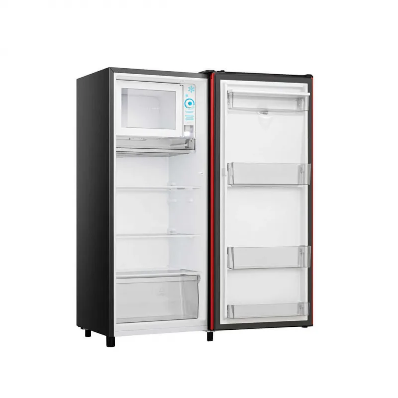 Hisense Refrigerator 177L Single Door, Water Dispenser, Chiller Zone, Anti Bacteria Door Seal, Recessed Handle, Red H235RRE-WD