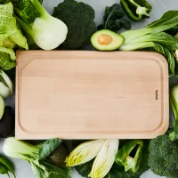 Tefal Comfort Cutting Board Wood Chopping Board 41 x 24 x 2 CM, FSC Certified , Medium, K2215504