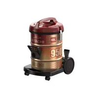 Hitachi Vacuum Drum Cleaner 2100W 18L Dust Capacity with 7.8m Extra Long Power Code, Removable & Washable Filter, Rug-Floor Nozzle, Best For Home, Office & Mosque CV-950F