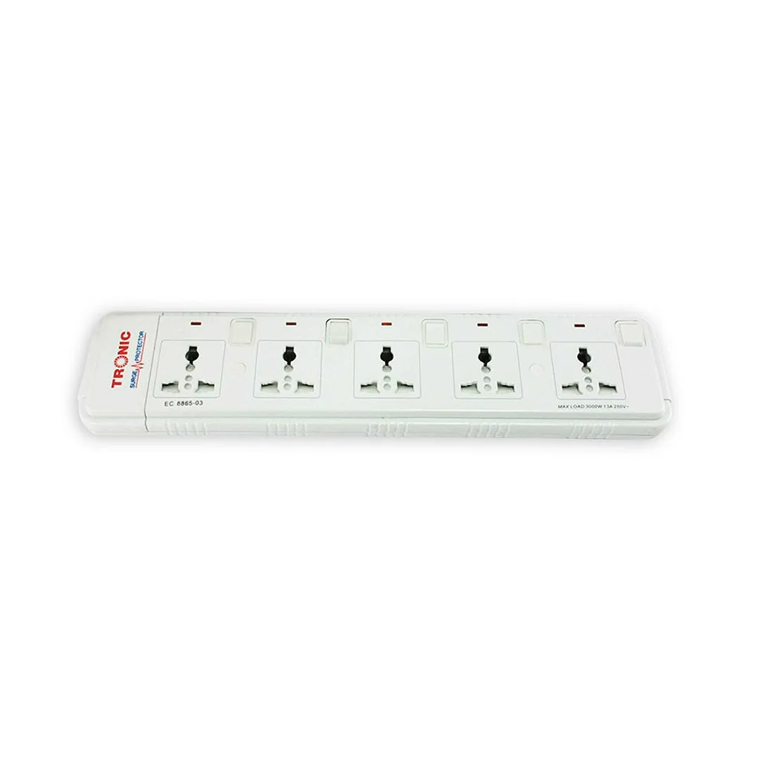 Tronic 5 Way Extension With 3 Meter Cable