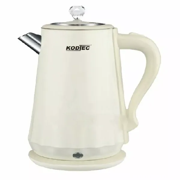 Kodtec Electric Kettle Double-Layer Cool-Touch Safety Design 1.8L, Professional 100% Stainless Steel Interior Rapid Boil Kettle KT-7018B