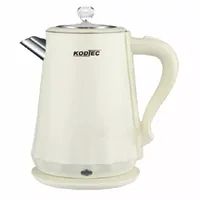 Kodtec Electric Kettle Double-Layer Cool-Touch Safety Design 1.8L, Professional 100% Stainless Steel Interior Rapid Boil Kettle KT-7018B