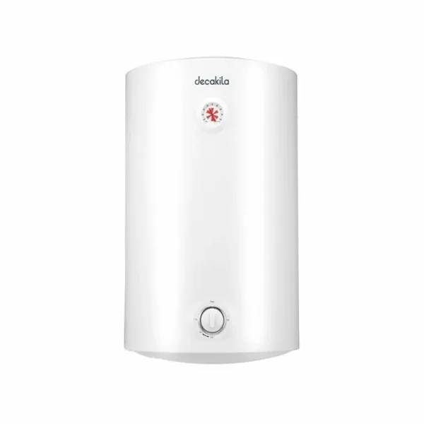 Decakila Water Heater 50l Electric with Storage Vertical Installation 1500w Kewh008w spcc metal body 316l heating element multifunctional safety valve longer life tank